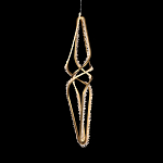 Подвесной светильник с декоративными элементами в виде кристаллов Smooth Shine варинант исполнения - 2 | Loft Concept в Красноярске