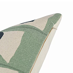 Подушка декоративная зеленого цвета с геометрическим рисунком Divine Abstractions варинант исполнения - 3 | Loft Concept в Красноярске