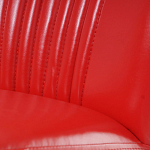 Кресло с обивкой из эко-кожи Harper Armchair Red варинант исполнения - 7 | Loft Concept в Красноярске