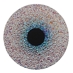 Бра круглое стеклянное с морозным эффектом Heterochromia варинант исполнения - 2 | Loft Concept в Красноярске