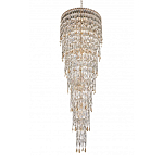 Люстра многоярусная каскадная с хрустальными подвесками Roul Crystal Light варинант исполнения - 6 | Loft Concept в Красноярске