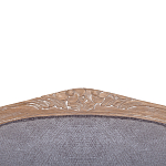 Кресло Ava Classical Armchair brown and grey velour варинант исполнения - 5 | Loft Concept в Красноярске