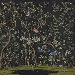 Обои ручная роспись St Laurent Casino metallic silk варинант исполнения - 2 | Loft Concept в Красноярске