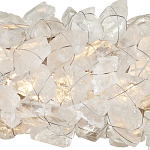 Люстра светодиодная фактурная в форме кольца Amber Crystal варинант исполнения - 1 | Loft Concept в Красноярске