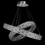 Люстра на 2 кольца с текстурной огранкой Reflection of Reality варинант исполнения - 6 | Loft Concept в Красноярске