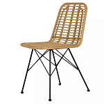 Стул с ротанговым плетением Wicker Stool без подлокотников варинант исполнения - 4 | Loft Concept в Красноярске
