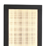 Светодиодное прямоугольное бра из металла черного цвета Lattice Lux варинант исполнения - 6 | Loft Concept в Красноярске