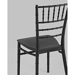 Стул Chiavari пластик черный варинант исполнения - 3 | Loft Concept в Красноярске