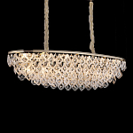 Люстра овальная с каскадом из подвесных прозрачных элементов Attractiveness варинант исполнения - 2 | Loft Concept в Красноярске