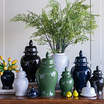 Ваза с крышкой однотонная Высота 48 см Chinoiserie Ceramics варинант исполнения - 6 | Loft Concept в Красноярске