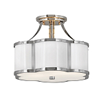 Потолочный светильник с декоративными заклепками Hinkley  варинант исполнения - 11 | Loft Concept в Красноярске