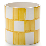 Кашпо из керамики с графическими принтами Brighter варинант исполнения - 5 | Loft Concept в Красноярске