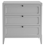 Комод с 3-мя ящиками серый Silva Grey Chest of Drawers варинант исполнения - 1 | Loft Concept в Красноярске