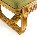 Скамья из ротанга с подушкой Mattia Rattan Bench варинант исполнения - 4 | Loft Concept в Красноярске