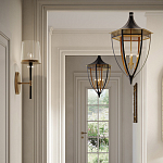 Подвесной светильник в форме фонаря чёрного цвета Black Lantern варинант исполнения - 3 | Loft Concept в Красноярске