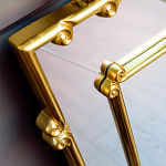 Зеркало прямоугольное Golden Classic Ornament Mirror варинант исполнения - 3 | Loft Concept в Красноярске