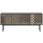 Длинная тумба с зеркальным декором Serena варинант исполнения - 5 | Loft Concept в Красноярске