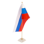 Флагшток на подставке из натурального камня Stone Flagpole варинант исполнения - 1 | Loft Concept в Красноярске