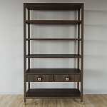 Стеллаж с двумя ящиками Elsa Dreams Walnut варинант исполнения - 4 | Loft Concept в Красноярске