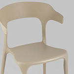 Бежевый стул из прочного PP-пластика JORIS варинант исполнения - 7 | Loft Concept в Красноярске
