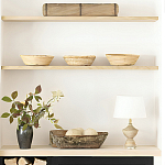 Настольная лампа деревянная с белым абажуром Wooden Table Lamp варинант исполнения - 6 | Loft Concept в Красноярске