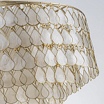 Люстра многоярусная с декором из натуральной морской ракушки Iridescent Light варинант исполнения - 8 | Loft Concept в Красноярске