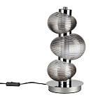 Настольная лампа с 3-мя рифлеными стеклянными шарами Marcelh Light варинант исполнения - 5 | Loft Concept в Красноярске