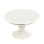 Фруктовница средняя из натурального камня Мрамор Белый Natural Stone Fruit Bowls варинант исполнения - 2 | Loft Concept в Красноярске