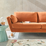 Приставной стол из керамики Manufacto Gray-green варинант исполнения - 5 | Loft Concept в Красноярске