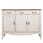 Буфет трехстворчатый с 3-мя ящиками в стиле прованс Interiors Romance варинант исполнения - 1 | Loft Concept в Красноярске