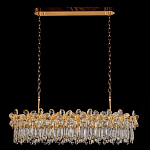 Люстра с декоративными элементами в виде крупных хрустальных цветов Palace Gardens варинант исполнения - 2 | Loft Concept в Красноярске