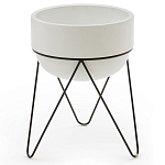 Кашпо Elevated Planters Luna 54 белое варинант исполнения - 1 | Loft Concept в Красноярске