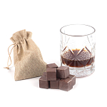 Камни для охлаждения виски из красного лемезита Natural Stone Cube варинант исполнения - 6 | Loft Concept в Красноярске