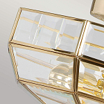 Потолочный светильник шестигранной формы с прозрачными стеклянным плафоном Elstead Lighting варинант исполнения - 12 | Loft Concept в Красноярске