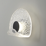 Бра из текстурированного прозрачного стекла с изогнутым краем Textured Glass  варинант исполнения - 2 | Loft Concept в Красноярске