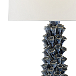 Настольная лампа с корпусом из цветков колокольчика Cascade of Blue Flowers варинант исполнения - 1 | Loft Concept в Красноярске