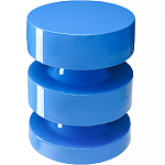 Столик приставной фигурный синий Curly Blue Table варинант исполнения - 1 | Loft Concept в Красноярске