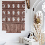 Панно Макраме коричневый цвет  варинант исполнения - 2 | Loft Concept в Красноярске