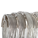 Люстра подвесная с металлическими цепочками и изогнутыми металлическими дугами 72 см Atlantis Chain варинант исполнения - 9 | Loft Concept в Красноярске