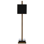 Настольная лампа прямоугольная с черным абажуром Strictness of Forms варинант исполнения - 3 | Loft Concept в Красноярске