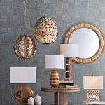 Подвесной светильник с каскадом из круглых декоративных элементов Texture Discs варинант исполнения - 3 | Loft Concept в Красноярске