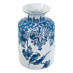 Ваза с мотивами цветущего сада с попугаями Vase Inspired by Nature варинант исполнения - 1 | Loft Concept в Красноярске