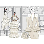 Megan Hess. Elegance варинант исполнения - 3 | Loft Concept в Красноярске