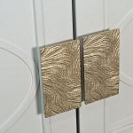 Шкаф бежевый двухдверный с полками и штангой Eccentricity варинант исполнения - 3 | Loft Concept в Красноярске