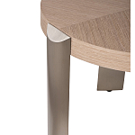 Столик журнальный круглый со светлым шпоном Light Veneer Table варинант исполнения - 6 | Loft Concept в Красноярске