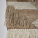 Панно из шерсти и хлопка с узором Beige Calista Cascade варинант исполнения - 7 | Loft Concept в Красноярске