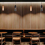 Подвесной светильник с рифленым стеклянным плафоном цилиндрической формы ARTICOLO варинант исполнения - 5 | Loft Concept в Красноярске