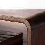 Кофейный стол из дерева с ящиком и нишей для хранения Coffee Walnut Table варинант исполнения - 6 | Loft Concept в Красноярске