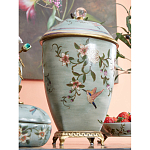 Ваза с крышкой и цветочным узором Genuine Chinese Classics варинант исполнения - 5 | Loft Concept в Красноярске