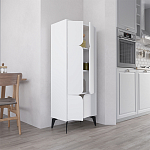 Комод белый с 4-мя дверцами на металлических ножках SPARK MULTIPURPOSE CABINET WHITE варинант исполнения - 7 | Loft Concept в Красноярске